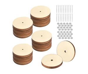 Qianly 20 Set Doll Making Joints con Dischi in Legno E Ferro Giunti Snodati per Bambole Accessori per Giocattoli Morbidi Connettori Rotanti Adatti a Bambini, 16mm