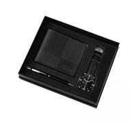 Qianly 2x Elegante Set Regalo con Orologio E Portafoglio Da Uomo con Penna di Lusso