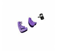 Qianly 3 Pezzi Set Accessori Leva Pedale Batteria Resistente All'usura Parti di Ricambio Pedale Batteria Installazione Facile per Batteristi, Viola
