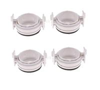 Qianly 4 Pezzi Base Porta Lampada Faro Supporto Clip Ritenuta Conversione Bulbi Auto Materiale Plastico Adatto per Veicoli Regalo Riparazione