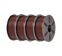 Qianly 4 Pezzi di filamenti per Stampante 3D da 1,75 mm. Accessori di modellazione di, robusti, Resistenti all'Usura, Facili da Usare, Colore Cioccolato