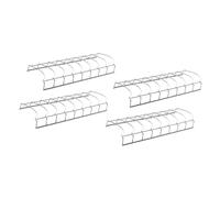 Qianly 4 Pezzi Scolapiatti Portaposate Portaoggetti Stoviglie Porta Bakeware in Acciaio Inox Drainage Veloce Adatto per Cucina Banco, Portaciotole in Argento