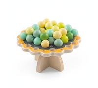 Qianly 42 Pezzi Gioco Equilibrio Girasole Coordinazione Occhio-Mano Gioco di Equilibrio con Palline Interazione Genitore-Figlio Giocattolo per L'infanzia