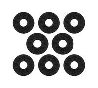 Qianly 8 Pezzi Blocchi Tracolla Chitarra Proteggi Strumento Blocco Universale in Materiale Pp Antiscivolo Adatto per Chitarre Elettriche Acustiche Bass, Nero