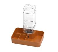 Qianly Abbeveratoio Automatico per Rettili, Ciotola per Bere, per Casetta Da Riproduzione, Serpente, Cachi Piccolo