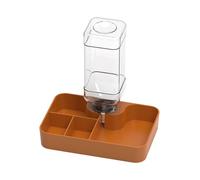 Qianly Abbeveratoio Automatico per Rettili, Ciotola per Bere, per Casetta Da Riproduzione, Serpente, Cachi Grande