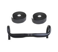 Qianly Accessori Professionali Manubrio da Corsa, componente Piegato per Bici, Manubrio con Cinghia