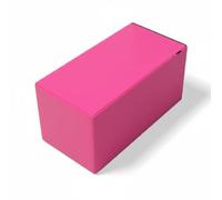 Qianly Allenamento Bambini Blocchi Danza Stretching Equilibrio Supporto Schiuma Prop Compatto E Stabile per Flessibilità E Controllo Adatta per Pratica, Pink 30x30x60