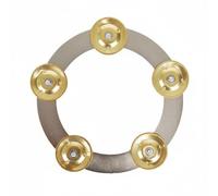 Qianly Anello Risonante Montaggio Semplice Supporto Campanella Batteria Struttura Robusta Strumento Musicale, Campanella A Piattini Con Anello In Acciaio - Piattini In Ottone