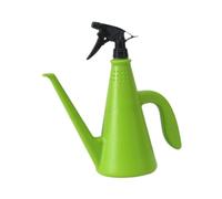 Qianly Annaffiatoio Multifunzionale con Ugello Regolabile Ergonomico Portatile PP Resistente per Piante Orto Fiori Adatto a Giardino 1L, Verde