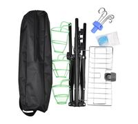 Qianly Asta per Flebo Regolabile con Borsa Portatile Design Compatto E Pieghevole Materiale Durevole Adatto a Cliniche Assistenza Domiciliare E Viaggi, con La Sirena Del Cesto