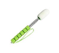 Qianly Asta Telescopica Modellazione Bastone Spugna per Ceramica Strumento Pulizia Collo Stretto Testa Spugna Rimuovibile per Modellatura Argilla Materiale, M