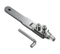 Qianly Attrezzo per Estrarre Le Filettature dei Tubi Rotte, Color Argento, Robusto