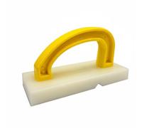 Qianly Attrezzo Pulizia Ceppo Tagliacarne Codifica a Colori Utensile da Cucina Manico Ergonomico per Macellai, Ristorante, Negozio di Carne, Yellow