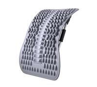 Qianly Back Stretcher Dispositivo Tavola Supporto Schiena Cuscino Massaggiante Strumento Crack Materiale PP Funzione Stretching Adatto a Donne Uomini Adulti, Grigio