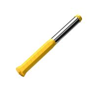 Qianly Badminton Swing Training Bastone Allenamento Racchetta Strumento Posturale Polso Materiale PP E Acciaio per Sviluppo E Correzione Movimento, Giallo