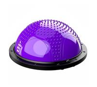 Qianly Balance Training Ball Mezza Sfera di Equilibrio Palla Cuscino Instabile Piattaforma Allenamento con Pompa E Corda per, Viola, Viola, Punti Massaggianti Professionali