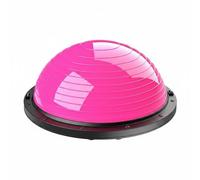Qianly Balance Training Ball Mezza Sfera di Equilibrio Palla Cuscino Instabile Piattaforma Allenamento con Pompa E Corda per, Rosa, Rosa, Liscio Professionale