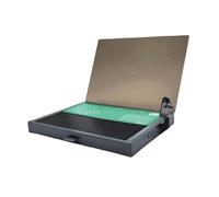 Qianly Banco da Lavoro Multifunzione per Modellismo, con Organizer, Scaffale E Contenitore, Design Pieghevole E Alimentatore Integrato, Ideale per Hobby, Art