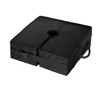 Qianly Base per Ombrellone Quadrato, Peso 17,72", Facile da Installare, Sacco di Sabbia Resistente E Riempibile per Ombrelloni da Giardino, Trampolino,