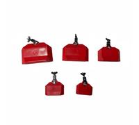 Qianly Blocco a Tempio Montabile e Basso Blocco Percussion in Plastica Supporto di Montaggio Incluso per Percussionisti, Configurazione Percussioni, Rosso