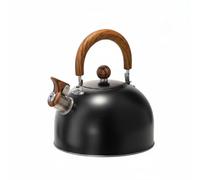 Qianly Bollitore Nero da 3L Riscaldamento Rapido e Uniforme Bollitore da Fornello in Acciaio Inox per Cucina, Bar