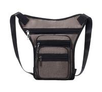 Qianly Borsa da gamba, borsa da coscia, per equitazione, pesca, ciclismo, escursionismo, Cachi