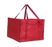 Qianly Borsa per Catering Borsa Termica Alimenti Borsa Trasporto Pizza Borsa Frigo con Base Rinforzata Materiale Resistente Indicata per Consegna, come descritto, 60x60x35 Cm