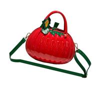 Qianly Borsa per spalla PUA PULE PULE PERCHIE per USO GIORNALIGLIO di HALLOWEEN PARTITA GIORNALI, Rosso