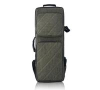 Qianly Borsa Porta con Divisore Leggera Custodia Regolabile per, Lungo Con Singolo Divisorio, Array, Giallo Verde