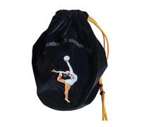 Qianly Borsa Portaoggetti per Palla da Ginnastica Ritmica, Borsa per Il Trasporto, Copertura Protettiva Leggera E Portatile per Allenamento in Palestra, Aula, Nero