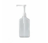 Qianly Bottiglia con Dosatore a Pompa Trasparente Dispenser Robusto Contenitore per Operatori di Caffetteria, Cucina, 20cc Erogatore + 1600ml Bottiglia