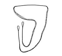 Qianly Bow String Nylon per Ricambio Arco Ricurvo Accessorio Lunga Durata Resistente Fili Intrecciati per Sportivo Adatto a Pratica Regalo Decora, Nero, 157cm