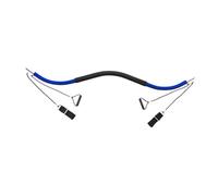 Qianly Bowed Split Machine Macchina Allenamento Stretching Gambe Accessori Portatile Lega di Alluminio Schiuma per Promuovere Mobilità delle Articolazioni Ad, Nero Blu