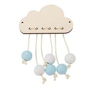 Qianly Busy Board Accessori Cognizione Giocattolo con Materiale Legno Sensory Board Accessori Educativi Fai da Te per Stimolare Lo Sviluppo Adatto,