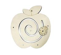 Qianly Busy Board Accessori Tavola Sensoriale Pezzi Cognitivi Legno Materiale Giocattolo Educativo Abilità Fini Adatto Bambini Scuola Gioc, Frutta