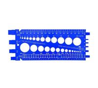 Qianly Calibro per Viti e Dadi Preciso | Miratore di Passi di Filettatura, Multifunzione, Calibro per Bulloni, Officina, Meccanici,