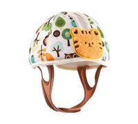 Qianly Cappellino Anticaduta per Neonati Leggero E con Protezione Laterale per Bambini Che Imparano a Camminare Adatto, Tigre, Taglia unica bambino