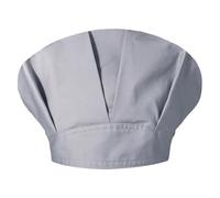 Qianly Cappello da Cuoco, Berretto da Infermiera, Robusto, per Uomo e Donna, fornaio, Cucina, Accessori per Cappelli da Cuoco, Grigio