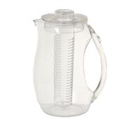 Qianly Caraffa con Coperchio e Filtro Trasparente Caraffa con Filtro Resistente Al Freddo Brocca Infusore per Frigorifero