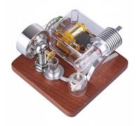 Qianly Carillon Motore Termico Apprendimento Pratico Modello di Motore Termico Design Stabile Giocattolo Educativo di Fisica per Studenti, Laboratorio