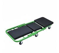 Qianly Carrello Sdraio da Officina con Ruote Lettino sotto Auto Portatile Resistente Pattino da Officina Basso per Meccanici, Autoriparatori, Garage, Verde, 36 Pollici