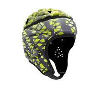 Qianly Casco da Rugby, Copricapo, Berretto da Calcio, Allenamento per Adulti, Giallo