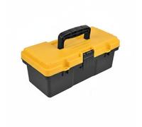 Qianly Cassetta Attrezzi Portatile Fibbie Robuste Scatola Attrezzi Grande Materiale PP Valigetta Portautensili Portatile per Elettricisti, Riparazione Auto, 17 Pollici