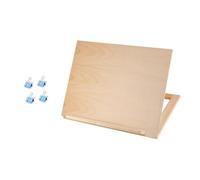 Qianly Cavalletto da Tavolo per Pittura E Disegno Regolabile con Tavola in Legno Solida Facile da Regolare E Portare Adatto per Pittori Bambini Hobby Lavoro, 1 Set