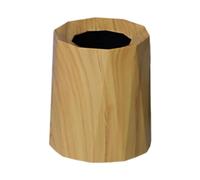 Qianly Cestino Della Spazzatura, Elegante, Riutilizzabile, Versatile, Cestino Dei Rifiuti, Pattumiera, Cestino Della Carta Straccia per Cortile, Dormitorio, Colore Del Legno