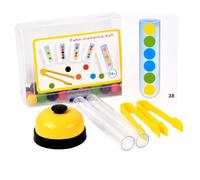 Qianly Children Bead in Legno E Plastica con Elementi Colorati E Percorsi Motori Educativi per Sviluppo attività Creative Apprendimento Prescolare Gioco Cooperativo