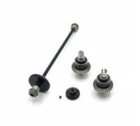 Qianly Children Scale Vehicle Kit Componenti Auto Rc Ricambi Differenziale Ingranaggi Cnc Albero Trasmissione in Lega Cornering E Distribuzione Coppia Adatto a Modelli 1/14 E di Modellismo, Nero