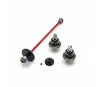 Qianly Children Scale Vehicle Kit Componenti Auto Rc Ricambi Differenziale Ingranaggi Cnc Albero Trasmissione in Lega Cornering E Distribuzione Coppia Adatto a Modelli 1/14 E di Modellismo, Rosso