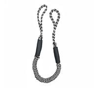 Qianly Cima Ormeggio Barca Cavo Bungee Corda Ormeggio Fune Assorbente con Corda Elastica Interna E Sezioni Galleggianti per, Bianco,Nero, Onda Bianca E Nera, Onda